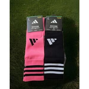 Adidas Copa Zone LRG 2 Pack Over The Calf Socks BLK/WHT & PNK/BLK SHPD SMDAY